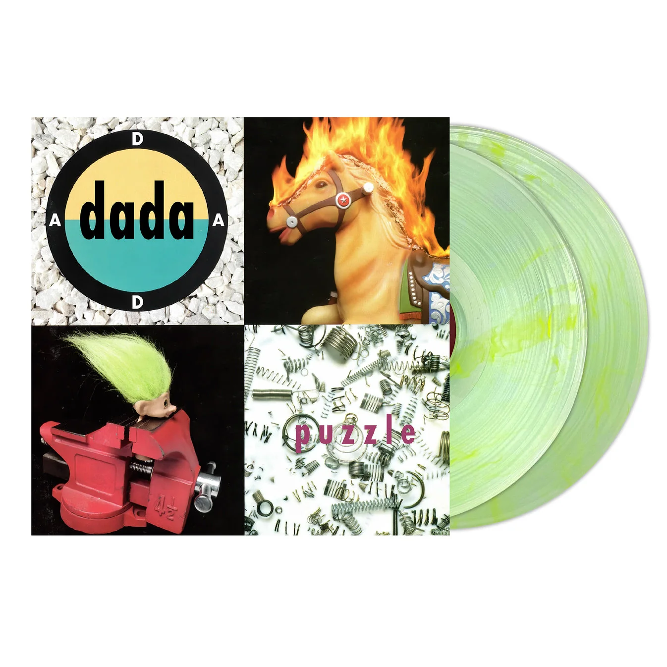 DADA / PUZZLE (REMASTERED, EXPANDED 2LP GREEN & YELLOW "TROLL HAIR" VINYL EDITION)