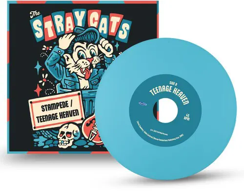 STRAY CATS / ストレイ・キャッツ / STAMPEDE : TEENAGE HEAVEN (7"/COLOR VINYL)