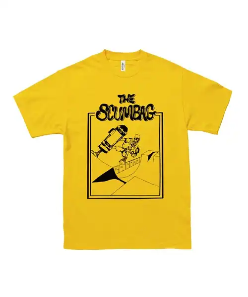 SCUMBAG / XL/YELLOW/"FS FINGER FLIP BONELESS"T-SHIRTS