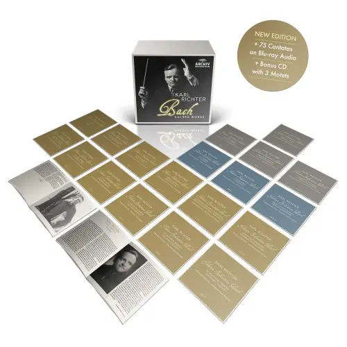 KARL RICHTER / カール・リヒター / BACH:SACRED WIORSK (EXPANDED EDTION) / (12CD+4DVD+3BDA)