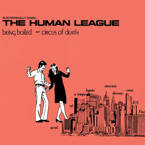 HUMAN LEAGUE / ヒューマン・リーグ / BEING BOILED (LIMITED EDITION RED WITH WHITE SWIRL 12" SINGLE)