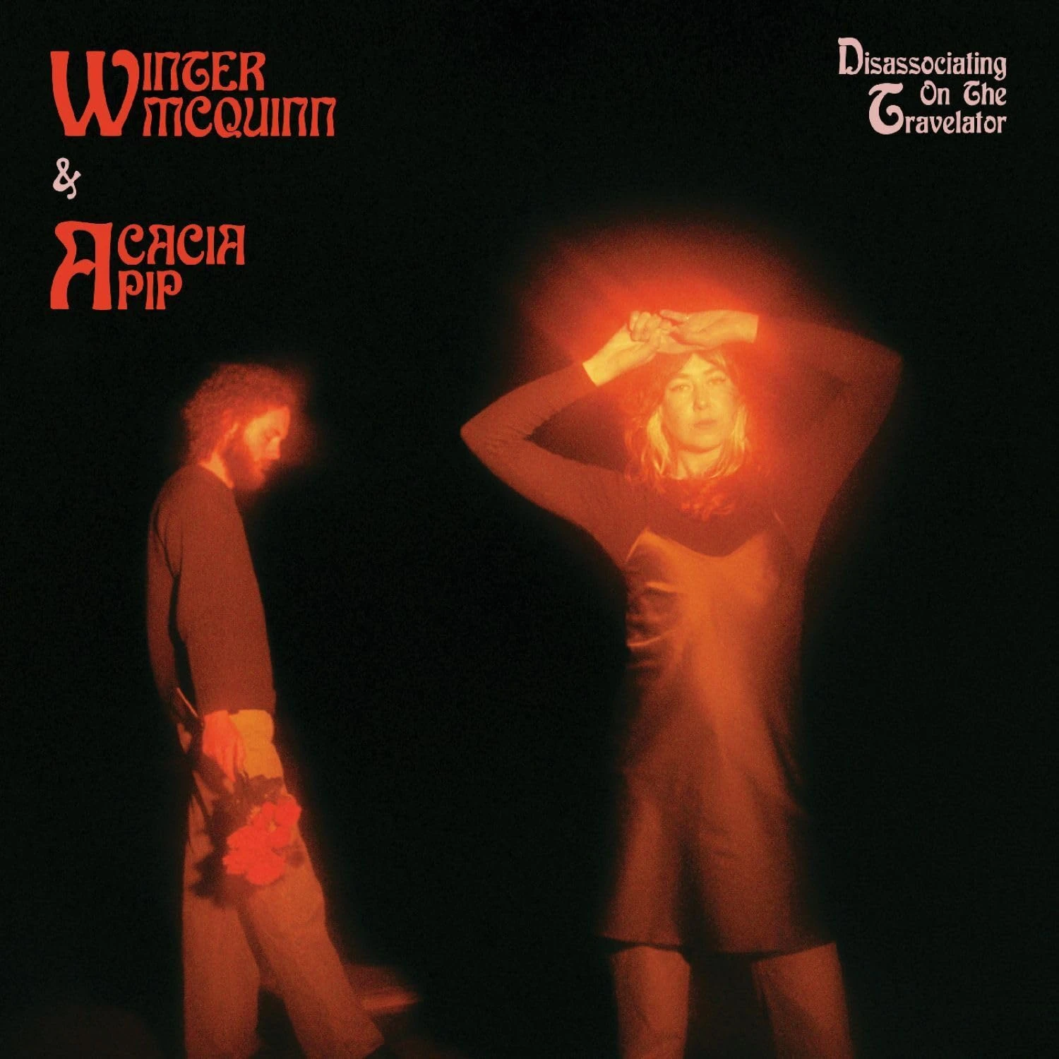 WINTER MCQUINN & ACACIA PIP / DISASSOCIATING ON THE TRAVELATOR (CD, DOUBLE EP, CARDBOARD WALLET)