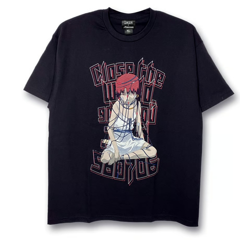 messa(JPN/APPAREL) / XL / 【serial experiments lain × messa】Wired Maiden Tシャツ -BLACK-