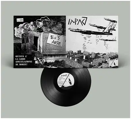 IMPACT : EU'S ARSE / SPLIT (LP/SOLID BLACK VINYL)