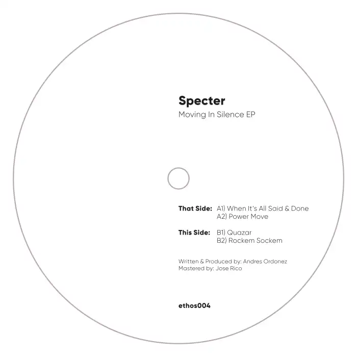 SPECTER (CHICAGO) / スペクター / MOVING IN SILENCE EP