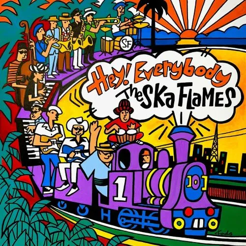 SKA FLAMES、約10年ぶりのニュー・アルバム『Hey! Everybody』が登場！全11曲を収録した待望のアナログレコードを発売