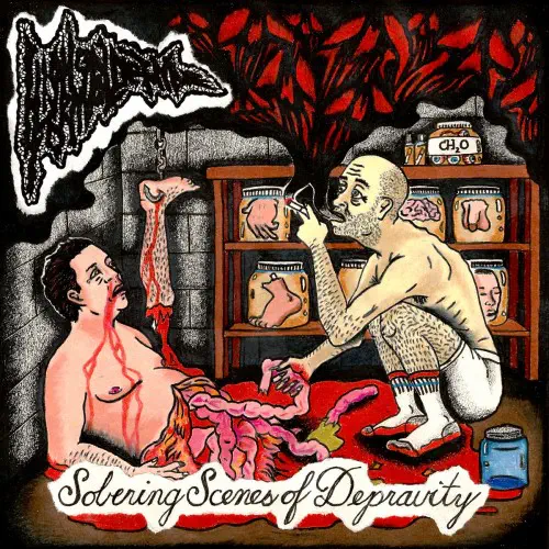 HIGH ON FORMALDEHYDE / ハイ・オン・ホルムアルデヒド / SOBERING SCENES OF DEPRAVITY (7")