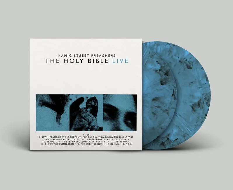 MANIC STREET PREACHERS / マニック・ストリート・プリーチャーズ / THE HOLY BIBLE LIVE (BLUE MARBLE VINYL)