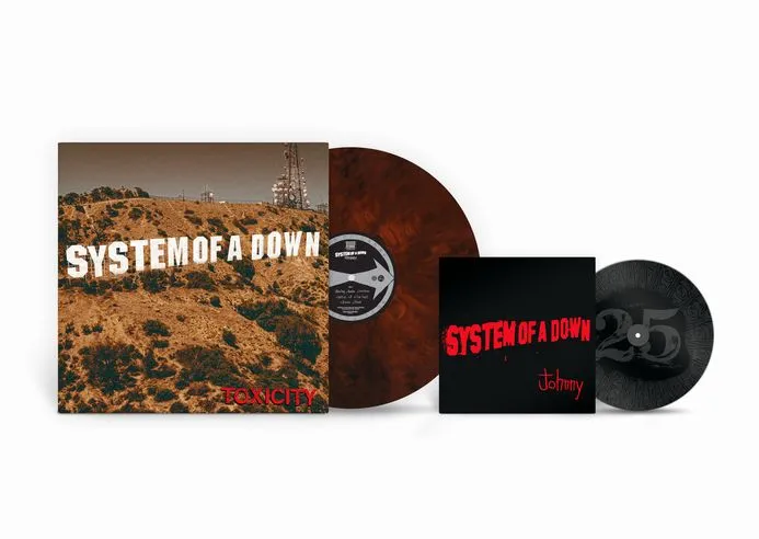 SYSTEM OF A DOWN / システム・オブ・ア・ダウン / TOXICITY (25TH ANNIVERSARY) (BURGUNDY SHADOW VINYL + 7 INCH SINGLE VINYL)