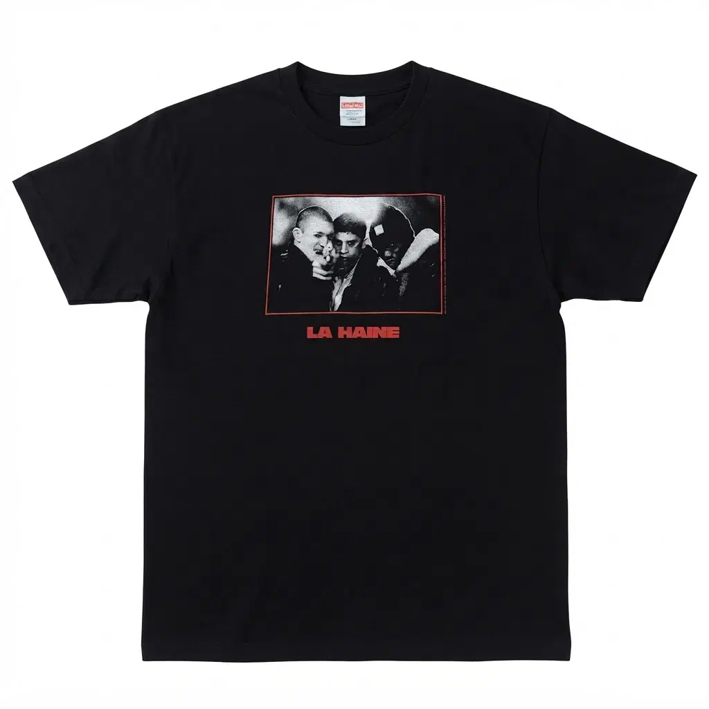 MATHIEU KASSOVITZ / マチュー・カソヴィッツ / LA HAINE Tee Black XL / 憎しみ4K Black(XL)DU限定 前売券付