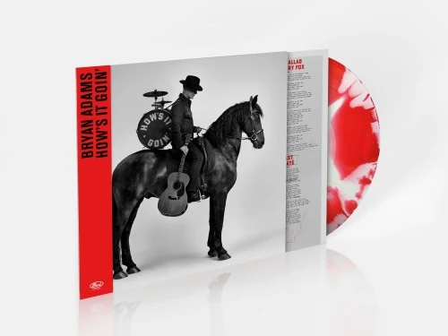 BRYAN ADAMS / ブライアン・アダムス / HOW'S IT GOIN' (RED & WHITE SUNBURST LP)