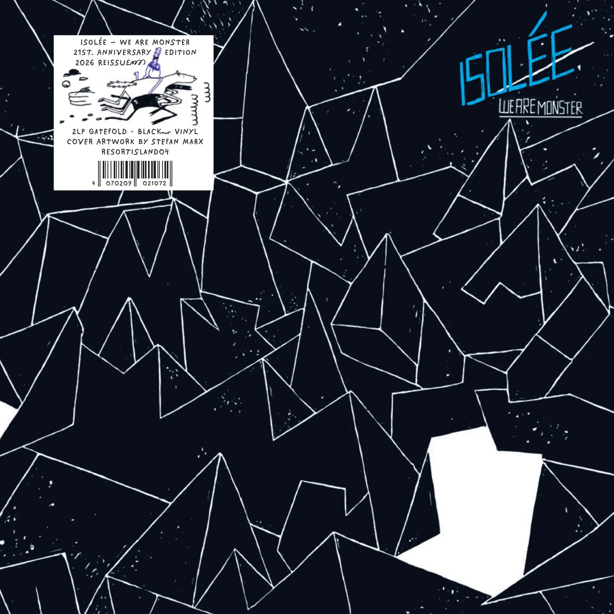 ISOLEE / イゾレ / WE ARE MONSTER (2026 REEDITION 2LP GF BLACK VINYL)