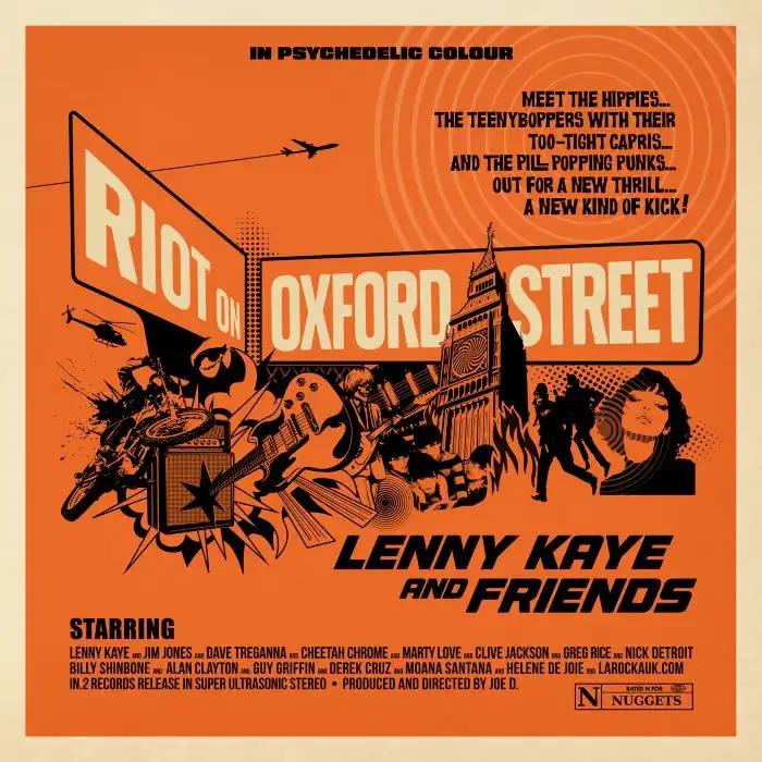 LENNY KAYE / レニー・ケイ / RIOT ON OXFORD STREET (ORANGE VINYL LP)