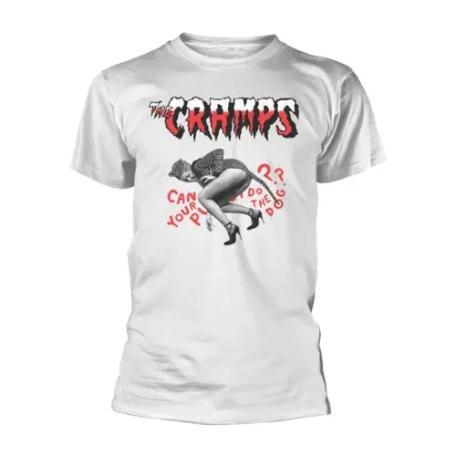 CRAMPS / XL/DO THE DOG WHITE T-SHIRT / XL/DO THE DOG WHITE T-SHIRT 