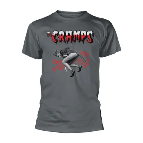 CRAMPS / L/DO THE DOG GREY T-SHIRT / L/DO THE DOG GREY T-SHIRT 