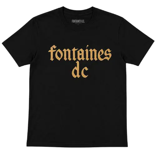 FONTAINES D.C. / フォンテインズ・D.C. / GOTHIC LOGO BLACK(XL)