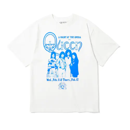 QUEEN / クイーン / A NIGHT AT THE OPERA LIVE T-SHIRT | オペラ座の夜ライブ Tシャツ (M)
