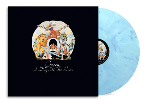 QUEEN / クイーン / A DAY AT THE RACES (BLUE MARBLED VINYL)