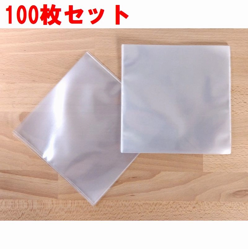 紙ジャケットCD外袋 / 紙ジャケットCD用縁なしビニールカバー 100枚セット