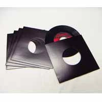 ジャケット / EPレコード ダイカットスリーブ 黒 5枚セット