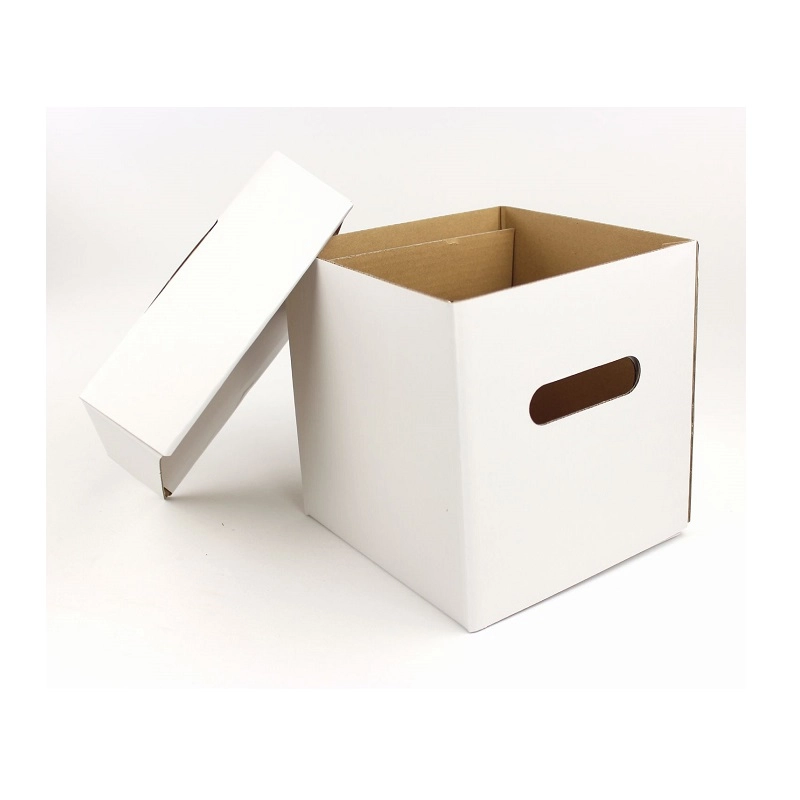 EP用ダンボール / レコードダンボール EP用 ふた付(小)白