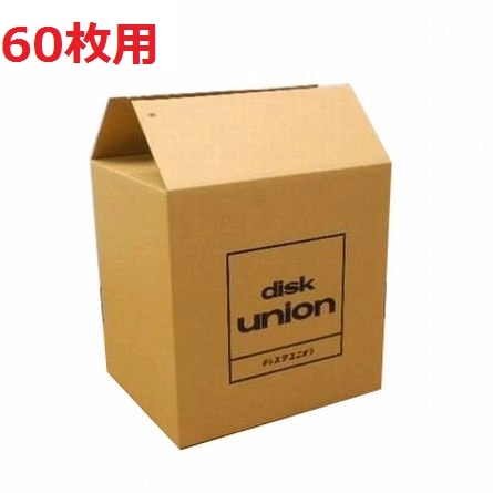 LP用ダンボール / ユニオンロゴ入りLPダンボール(クラフト/60枚用)5枚セット
