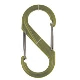 S-BINER PLASTIC / ＮＩＴＥ　ＩＺＥ　Ｓ－ＢＩＮＥＲ プラスチック　＃２　ＬＩＭＥ / NITE IZE S-BINER PLASTIC #2 LIME