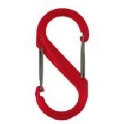 S-BINER PLASTIC / ＮＩＴＥ　ＩＺＥ　Ｓ－ＢＩＮＥＲ プラスチック　＃４　ＲＥＤ / NITE IZE S-BINER PLASTIC #4 RED
