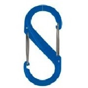 S-BINER PLASTIC / ＮＩＴＥ　ＩＺＥ　Ｓ－ＢＩＮＥＲ プラスチック　＃４　ＢＬＵＥ / NITE IZE S-BINER PLASTIC #4 BLUE