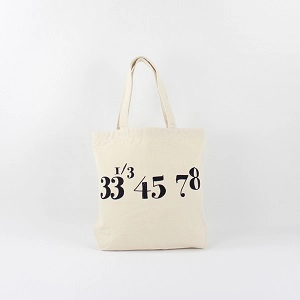 TYPOGRAPHY TOTEBAG / TYPOGRAPHY TOTE 33 1/3 (M/NG/POCKET)