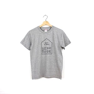 TON & SON / BUT FIRST RECORD STORE T-SHIRT GRAY S