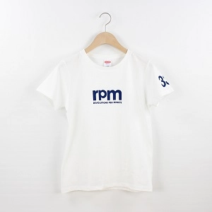rpm / rpm LOGO Tシャツ(ホワイト) ガールズM