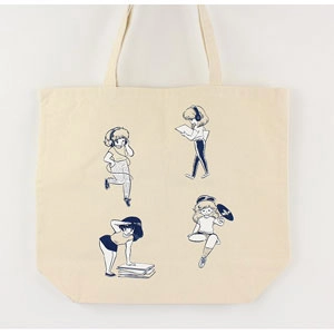 TOTE BAG / トートバッグ / ボブa.k.aえんちゃん×girlside TOTE BAG L