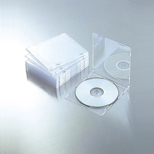 CDプラケース / ELECOM スリムタイプCDプラケース10枚パック
