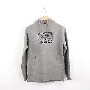TON & SON / CASETTE TAPE PULLOVER PARKA GRAY M