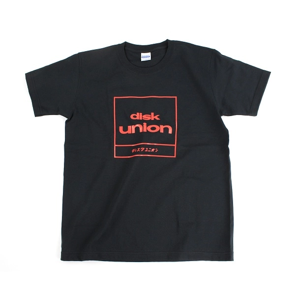 ディスクユニオン 四角ロゴ Tシャツ / ディスクユニオン 四角ロゴ Tシャツ ブラック XLサイズ