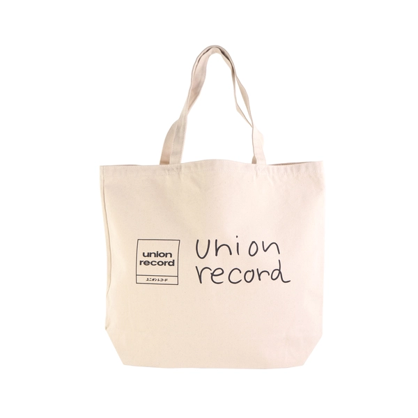 TOTE BAG / トートバッグ / ユニオンレコード X KEN KAGAMI トートバッグ ナチュラル