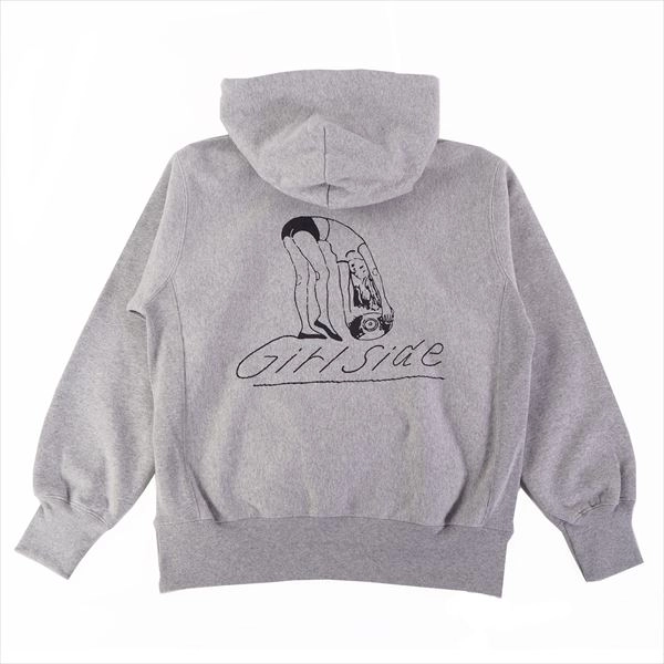 girlside GOODS / Girlside Hoodie (M/グレー×ブラック)