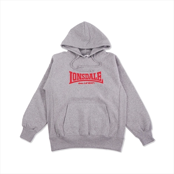LONSDALE×diskunion / ロンズデール×ディスクユニオン パーカー (グレー/M)
