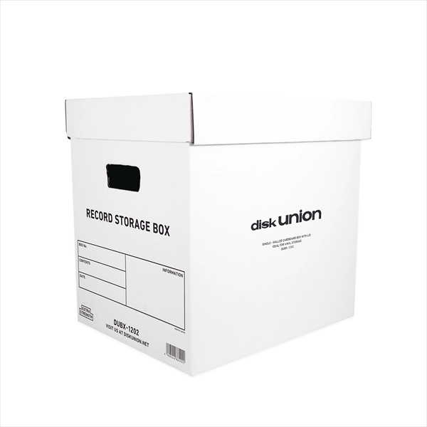 LP用ダンボール / レコードダンボール LP用 RECORD STORAGE BOX Ver.2 ホワイト