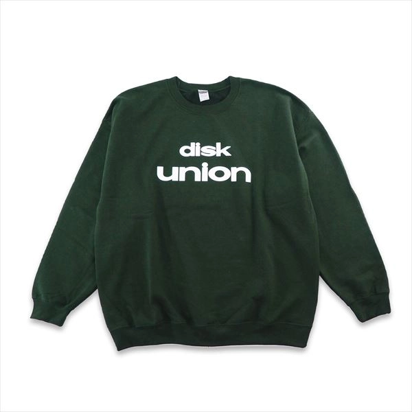 diskunion Crewneck Sweatshirt / diskunion Crewneck Sweatshirt (ForestGreen/L)