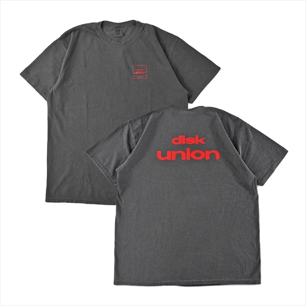 diskunion Short Sleeve Tee / diskunion Tee Garment Dyed (Black/XL)
