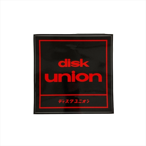 DISKUNION / ディスクユニオン / ディスクユニオン 四角ロゴ 7インチサイズステッカー（1枚入）