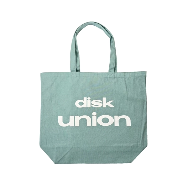 DISKUNION / ディスクユニオン / diskunion ロゴ トートバッグ L (Mint/White)