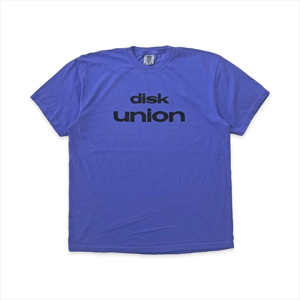 diskunion Short Sleeve Tee / diskunion Tee Garment Dyed 24 (Blue/M)