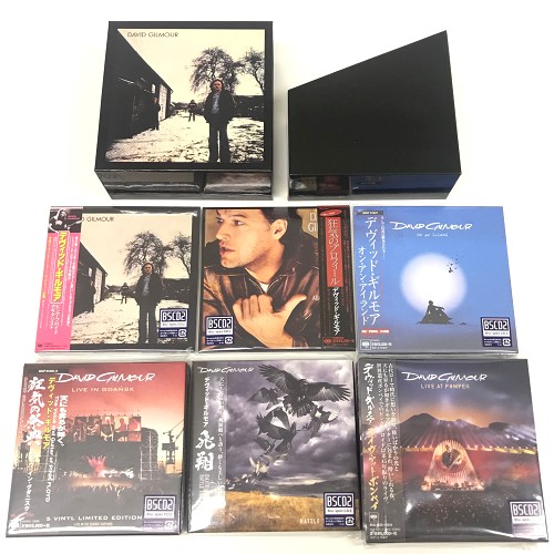 紙ジャケ BSCD2 DAVID GILMOUR 6タイトルセット 特典BOX付 紙