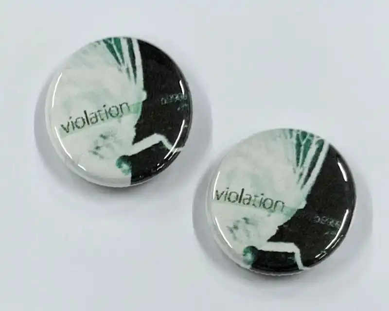 violation 缶バッヂ Japanese PUNK