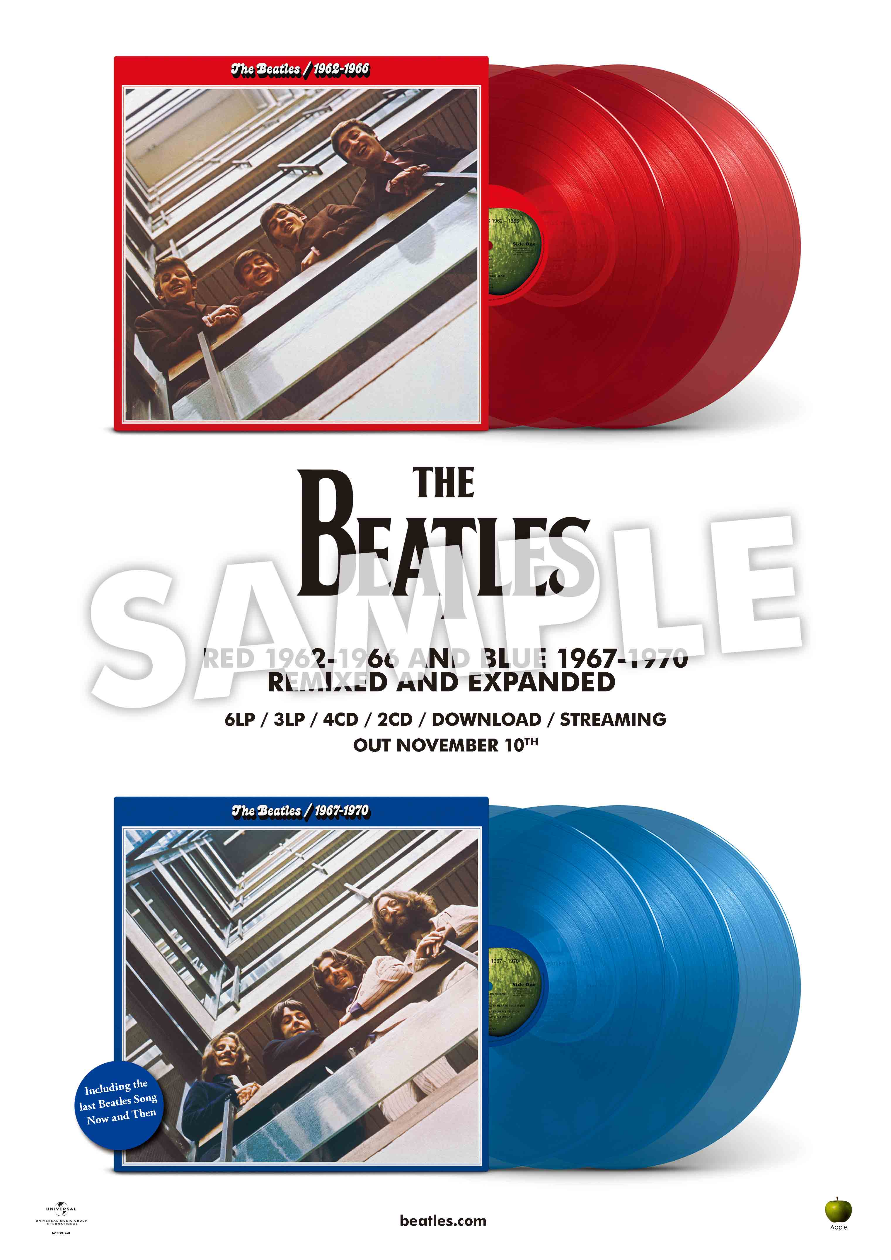 UE WORLD TOUR 赤盤&青盤セット THE BEATLES 1962 - 1966 AND 1967 - 1970 / 『1962年～1966年』『1967