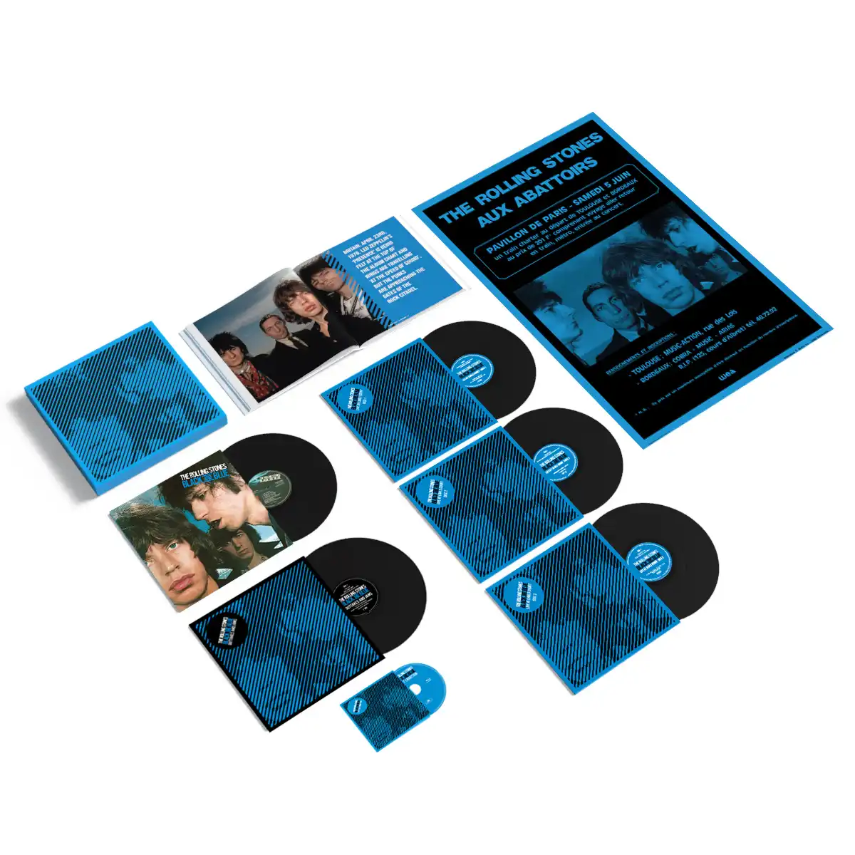 Black and blue LP vinylshrink 初期ポスター BLACK AND BLUE (5LP+BLU-RAY) / ROLLING STONES / ローリング
