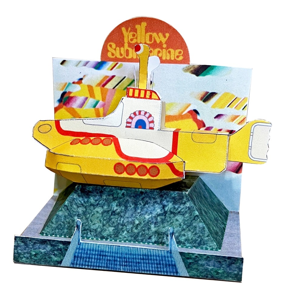 YELLOW SUBMARINE POSTCARD DIORAMA SET (5 DESIGNS) / イエロー 